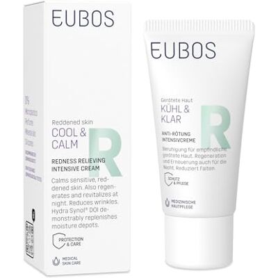 EUBOS CREMA INTENSIVA ANTIRROJECES DE CALMA Y FRESCOR: para la rosácea y la cuperosis Para pieles secas Reduce las rojeces visiblemente Vegana 30ml EUBOS CREMA INTENSIVA ANTIRROJECES DE CALMA Y FRESCOR: para la rosácea y la cuperosis Para pieles secas Reduce las rojeces visiblemente Vegana 30ml