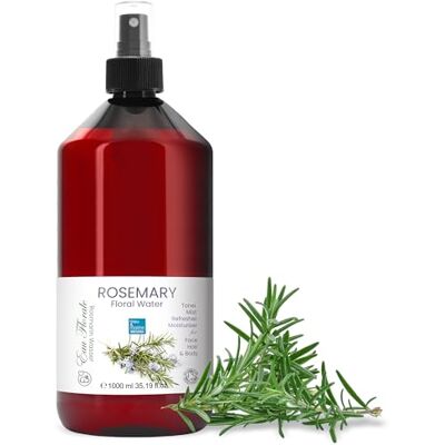 bleu & marine Bretania Limpiador Facial de Romero Regulador Sebo Anti-Caída Cabello Piel Grasa y Acné Astringente, Re-equilibrante Cocina y Cosmética Casera, 1 l bleu & marine Bretania Limpiador Facial de Romero Regulador Sebo Anti-Caída Cabello Piel Grasa y Acné Astringente, Re-equilibrante Cocina y Cosmética Casera, 1 l