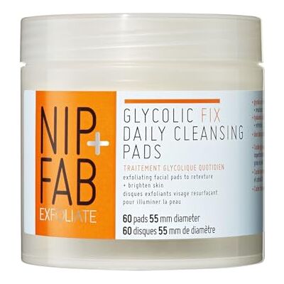 NIP+FAB, Discos Limpiadores Diarios con Ácido Glicólico - 60 Parches NIP+FAB, Discos Limpiadores Diarios con Ácido Glicólico - 60 Parches