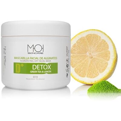 MOI MOISES CAMPO Mascarilla facial de alginatos DETOX con té verde y extracto limón 150gr. M·O·I Skincare MOI MOISES CAMPO Mascarilla facial de alginatos DETOX con té verde y extracto limón 150gr. M·O·I Skincare