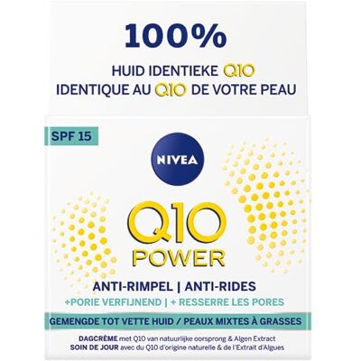NIVEA Crema de día antiarrugas Q10 Textura ligera, 50 g NIVEA Crema de día antiarrugas Q10 Textura ligera, 50 g