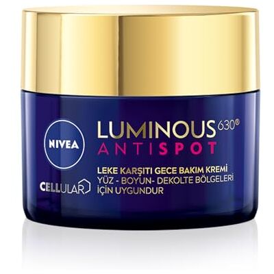 NIVEA LUMINOUS 630 Crema Nocturna - Anti-Manchas, Hidratante NIVEA LUMINOUS 630 Crema Nocturna - Anti-Manchas, Hidratante
