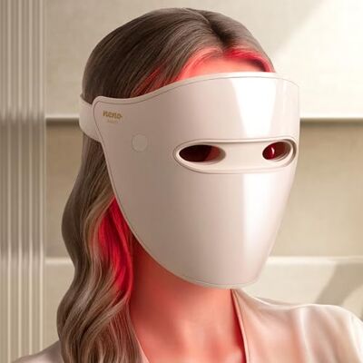 NENO Alva Lámpara de luz roja para la cara Máscara facial LED Máscara de luz roja con 3 modos Terapia de luz roja con 220 diodos LED Antiedad Skincare Máscara facial con terapia de luz NENO Alva Lámpara de luz roja para la cara Máscara facial LED Máscara de luz roja con 3 modos Terapia de luz roja con 220 diodos LED Antiedad Skincare Máscara facial con terapia de luz