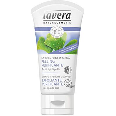 lavera Exfoliante Purificante Ginkgo & Perlas de Jojoba vegano cuidado facial biológico cosméticos naturales 100% certificados cuidado de la piel 4 Recipientes de 50 ml lavera Exfoliante Purificante Ginkgo & Perlas de Jojoba vegano cuidado facial biológico cosméticos naturales 100% certificados cuidado de la piel 4 Recipientes de 50 ml