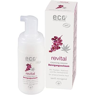 Eco Cosmetics Eco Revital Espuma limpiadora (100 ml, 3,4 oz) Eco Cosmetics Eco Revital Espuma limpiadora (100 ml, 3,4 oz)