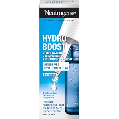 Neutrogena Hydro Boost Suero hialurónico intenso para el cuidado facial con ácido hialurónico y provitamina B5 para piel seca, 15 ml Neutrogena Hydro Boost Suero hialurónico intenso para el cuidado facial con ácido hialurónico y provitamina B5 para piel seca, 15 ml