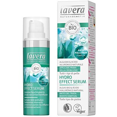 lavera Hydro Effect Serum Facial Algas bio & ácido hilaurónico natural vegano cuidado facial biológico cosméticos naturales 100% certificados cuidado de la piel 30 ml lavera Hydro Effect Serum Facial Algas bio & ácido hilaurónico natural vegano cuidado facial biológico cosméticos naturales 100% certificados cuidado de la piel 30 ml