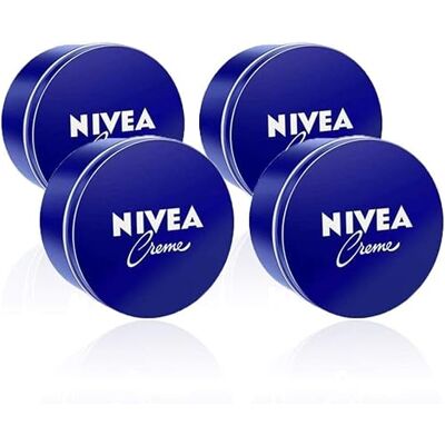 NIVEA Creme Crema Hidratante Corporal y Facial Hidratación Intensiva Crema Universal, Multiusos para Toda la Familia Piel Suave e Hidratada Uso Diario Todo Tipo de Piel Pack de 4x 400 ml NIVEA Creme Crema Hidratante Corporal y Facial Hidratación Intensiva Crema Universal, Multiusos para Toda la Familia Piel Suave e Hidratada Uso Diario Todo Tipo de Piel Pack de 4x 400 ml