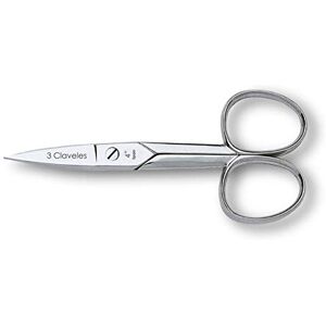 3 Claveles Tijera Uñas Recta De 10 Cm 4'', 38 g 3 Claveles Tijera Uñas Recta De 10 Cm 4'', 38 g