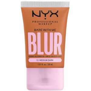 NYX PROFESSIONAL MAKEUP Bare with Me Blur Skin Tint, Base de maquillaje difuminadora, Hidratación hasta 12H, Acabado Mate, Tono: Medium Dark NYX PROFESSIONAL MAKEUP Bare with Me Blur Skin Tint, Base de maquillaje difuminadora, Hidratación hasta 12H, Acabado Mate, Tono: Medium Dark