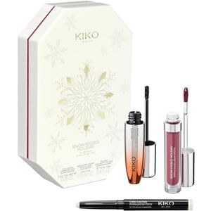 Kiko Milano Snow-Kissed Holiday Glam-Faves Make Up Gift Set, Kit De Regalo De Maquillaje: Máscara De Pestañas Efecto Volumen, Labial De Mate A Brillante Y Sombra De Ojos En Stick Kiko Milano Snow-Kissed Holiday Glam-Faves Make Up Gift Set, Kit De Regalo De Maquillaje: Máscara De Pestañas Efecto Volumen, Labial De Mate A Brillante Y Sombra De Ojos En Stick