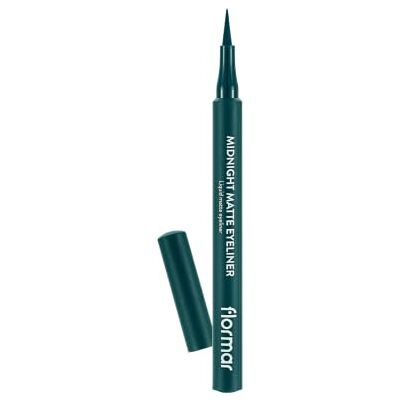 Flormar Midnight Matte Delineador de Ojos Lápiz de Ojos Intenso, Fácil de Aplicar, Larga Duración, Ideal para Maquillaje Diario o Smoky Eyes lapiz ojos eyeliner, 04 Green Flormar Midnight Matte Delineador de Ojos Lápiz de Ojos Intenso, Fácil de Aplicar, Larga Duración, Ideal para Maquillaje Diario o Smoky Eyes lapiz ojos eyeliner, 04 Green