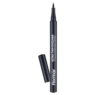 Flormar Ultra Thin Eyeliner Delineador de Ojos Ultra Fino Negro Lápiz de Ojos Waterproof Resistente al Agua Maquillaje Intenso, Secado Rápido Delineado Preciso para Look Natural Flormar Ultra Thin Eyeliner Delineador de Ojos Ultra Fino Negro Lápiz de Ojos Waterproof Resistente al Agua Maquillaje Intenso, Secado Rápido Delineado Preciso para Look Natural
