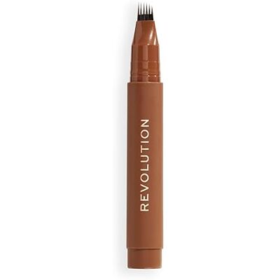 Makeup Revolution Revolution Instant Brow Hair Pen, Marrón Cálido Makeup Revolution Revolution Instant Brow Hair Pen, Marrón Cálido