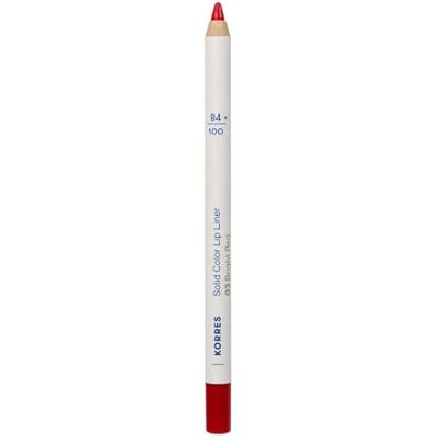 KORRES Solid Color Lip Liner Bright Red 03 Lápiz de contorno de labios rojo para contorno y relleno, color intenso, sin silicona ni parabenos, 1,2 g KORRES Solid Color Lip Liner Bright Red 03 Lápiz de contorno de labios rojo para contorno y relleno, color intenso, sin silicona ni parabenos, 1,2 g
