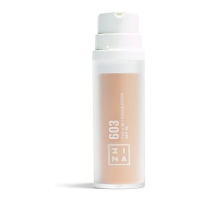 3ina MAKEUP The 3 in 1 Foundation 603 Base de Maquillaje Neutro ultraclaro con Subtono Neutro Base 3 en 1 con Primer y Corrector Base Maquillaje con SPF 15 y Vitamina C Vegan Cruelty Free 3ina MAKEUP The 3 in 1 Foundation 603 Base de Maquillaje Neutro ultraclaro con Subtono Neutro Base 3 en 1 con Primer y Corrector Base Maquillaje con SPF 15 y Vitamina C Vegan Cruelty Free