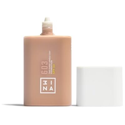3ina MAKEUP The Every Single Day Foundation SPF 50 603 Base de Maquillaje Medio claro neutro con SPF 50 & Niacinamida Fórmula ligera Modulable Cobetura ligera a media Vegan Cruelty Free 3ina MAKEUP The Every Single Day Foundation SPF 50 603 Base de Maquillaje Medio claro neutro con SPF 50 & Niacinamida Fórmula ligera Modulable Cobetura ligera a media Vegan Cruelty Free