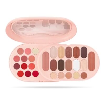 Pupa Make My Day Plus Blush, pintalabios, gloss, sombra de ojos, corrector e iluminador – 29 unidades para cara, ojos y labios, perfecto para el hogar o de viaje – 3 variantes de color (002 rosa claro Pupa Make My Day Plus Blush, pintalabios, gloss, sombra de ojos, corrector e iluminador – 29 unidades para cara, ojos y labios, perfecto para el hogar o de viaje – 3 variantes de color (002 rosa claro