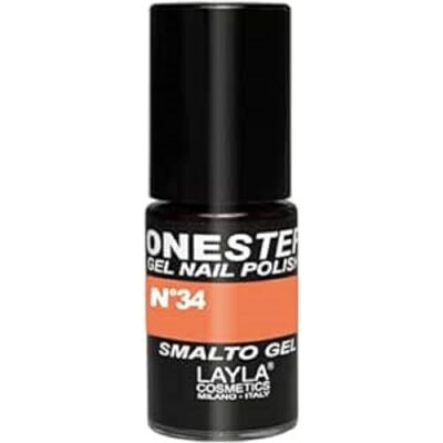 LAYLA Cosméticos One Step esmalte de uñas de gel, fluo naranja, Paquete 1er (1 x 0.005 L) LAYLA Cosméticos One Step esmalte de uñas de gel, fluo naranja, Paquete 1er (1 x 0.005 L)
