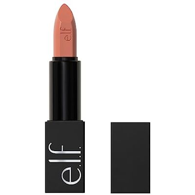e.l.f. O Face Lápiz labial satinado, rico pigmentado, nutritivo y cremoso de larga duración, impregnado con jojoba, vegano y libre de crueldad, ilimitado e.l.f. O Face Lápiz labial satinado, rico pigmentado, nutritivo y cremoso de larga duración, impregnado con jojoba, vegano y libre de crueldad, ilimitado