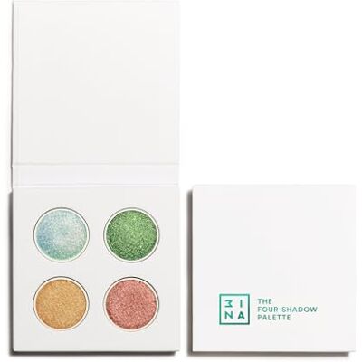3ina MAKEUP The Four Shadow Palette Paleta de Sombra de Ojos Multicolor Acabado Metalizado & Multicromático Fórmula Larga Duración Alta Pigmentación Vegan Cruelty Free 3ina MAKEUP The Four Shadow Palette Paleta de Sombra de Ojos Multicolor Acabado Metalizado & Multicromático Fórmula Larga Duración Alta Pigmentación Vegan Cruelty Free