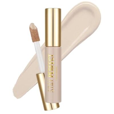 Flormar Stay Perfect Concealer con aplicador jumbo– Corrector de Ojeras Alta Cobertura y Larga Duración Corrector Maquillaje Líquido con Acabado Natural e Hidratante, 003 Soft Beige Flormar Stay Perfect Concealer con aplicador jumbo– Corrector de Ojeras Alta Cobertura y Larga Duración Corrector Maquillaje Líquido con Acabado Natural e Hidratante, 003 Soft Beige