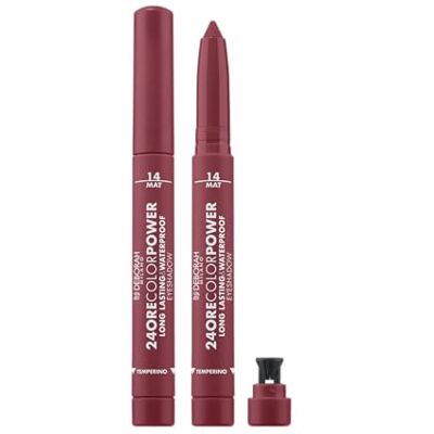 DEBORAH Milano Sombra de ojos 24 horas Color Power Waterproof, N.14 Burnt Sienna Sombra de ojos Stick de alta sujeción DEBORAH Milano Sombra de ojos 24 horas Color Power Waterproof, N.14 Burnt Sienna Sombra de ojos Stick de alta sujeción