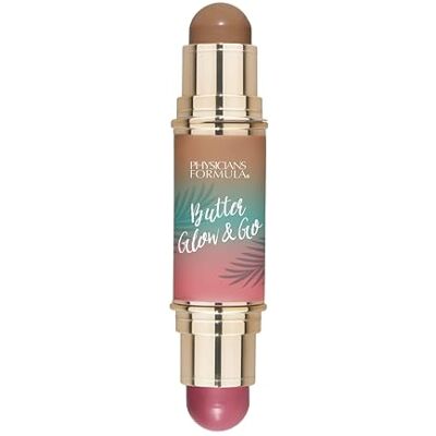 Physicians Formula Butter Glow & Go Multiuse Stick, Maquillaje en Barra Multiusos con Doble Extremo para Mejillas, Ojos y Labios, Tonos Complementarios para Bronceado, Contorno y Colorete, Berry Tan Physicians Formula Butter Glow & Go Multiuse Stick, Maquillaje en Barra Multiusos con Doble Extremo para Mejillas, Ojos y Labios, Tonos Complementarios para Bronceado, Contorno y Colorete, Berry Tan