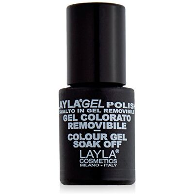LAYLA Cosméticos Milano Esmalte de uñas Semi Permanente empapa del polaco del gel Rojo Negro 10 ml LAYLA Cosméticos Milano Esmalte de uñas Semi Permanente empapa del polaco del gel Rojo Negro 10 ml