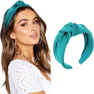 DRESHOW Diadema para Mujeres Chicas Anudado Elástico Pelo Banda Yoga Pelo Banda Moda Vintage Pelo Accesorios DRESHOW Diadema para Mujeres Chicas Anudado Elástico Pelo Banda Yoga Pelo Banda Moda Vintage Pelo Accesorios