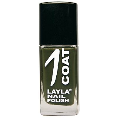 LAYLA Cosméticos esmalte de uñas 1 Escudo, vert noir, Paquete 1er (1 x 0.017 L) LAYLA Cosméticos esmalte de uñas 1 Escudo, vert noir, Paquete 1er (1 x 0.017 L)