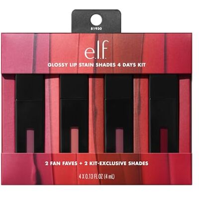 e.l.f. Glossy Lip Stain Shades 4 Days Kit e.l.f. Glossy Lip Stain Shades 4 Days Kit