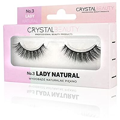 Crystal Lashes CRZEY Juego de pestañas de fiesta en una tira+pinzas Crystal Lashes CRZEY Juego de pestañas de fiesta en una tira+pinzas