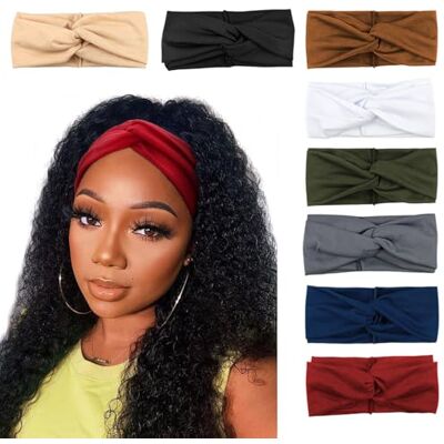 DRESHOW 8 Piezas Diadema Para Mujer Turbante Bohemia Elástico Cinta Banda para El Cabello Diadema Accesorios Para El Cabello DRESHOW 8 Piezas Diadema Para Mujer Turbante Bohemia Elástico Cinta Banda para El Cabello Diadema Accesorios Para El Cabello
