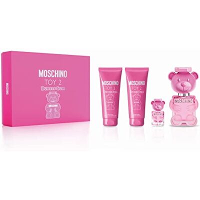 Moschino Toy 2 Bubble Gum Edt Set 100 Ml + S/G 100 Ml + B/L 100 Ml + Mimi 5 Ml Moschino Toy 2 Bubble Gum Edt Set 100 Ml + S/G 100 Ml + B/L 100 Ml + Mimi 5 Ml
