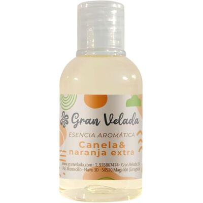 GRAN VELADA Esencia Aromática Canela Naranja Extra Concentrada Intenso Aroma Cítrico y Especiado para Perfumes y Cosméticos Caseros Versátil y Cálido 250 ml GRAN VELADA Esencia Aromática Canela Naranja Extra Concentrada Intenso Aroma Cítrico y Especiado para Perfumes y Cosméticos Caseros Versátil y Cálido 250 ml