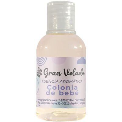 GRAN VELADA Esencia Aromática Colonia de Bebé de Aroma Fresco de Toallitas Perfumes Caseros Fácil Fragancia Cítrica y Floral Ideal para Cosméticos, Jabones, Velas 50 ml GRAN VELADA Esencia Aromática Colonia de Bebé de Aroma Fresco de Toallitas Perfumes Caseros Fácil Fragancia Cítrica y Floral Ideal para Cosméticos, Jabones, Velas 50 ml