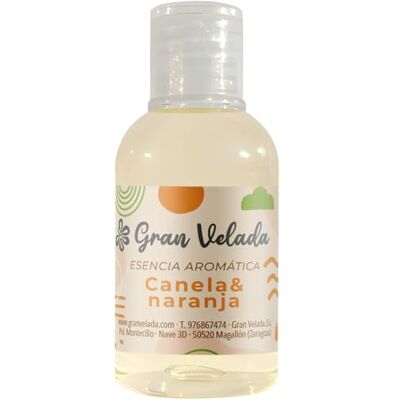 GRAN VELADA Esencia Aromática Canela Naranja Fragancia Concentrada con Toques Cítricos y Especiados Para Perfumes, Jabones, Velas y Cosméticos 50 ml GRAN VELADA Esencia Aromática Canela Naranja Fragancia Concentrada con Toques Cítricos y Especiados Para Perfumes, Jabones, Velas y Cosméticos 50 ml