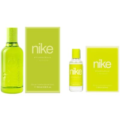 Nike Yummy Musk Promoción 100 ml + 30 ml, Colonia Mujer, Pack 2 Productos, Perfume Formato Spray, Eau de Toilette Femenina, Aroma Floral Afrutado, Fragancia Fresca Nike Yummy Musk Promoción 100 ml + 30 ml, Colonia Mujer, Pack 2 Productos, Perfume Formato Spray, Eau de Toilette Femenina, Aroma Floral Afrutado, Fragancia Fresca
