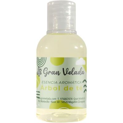 GRAN VELADA Esencia Aromática Árbol de Té Concentrada Fragancia Balsámica y Refrescante Ideal para Perfumes, Cosméticos y más Uso Profesional 50 ml GRAN VELADA Esencia Aromática Árbol de Té Concentrada Fragancia Balsámica y Refrescante Ideal para Perfumes, Cosméticos y más Uso Profesional 50 ml
