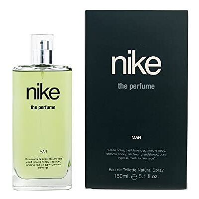 Nike The Perfume Man 150 ml, Colonia Hombre, Perfume Formato Spray, Eau de Toilette Natural y Masculino, Aromática Amaderada, Fragancia Intensa, Juvenil y de Larga Duración Nike The Perfume Man 150 ml, Colonia Hombre, Perfume Formato Spray, Eau de Toilette Natural y Masculino, Aromática Amaderada, Fragancia Intensa, Juvenil y de Larga Duración