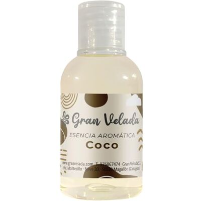 GRAN VELADA Esencia Aromática de Coco Concentrada para Velas, Jabones y Más Fragancia Afrutada con Toques de Vainilla y Floral Ideal para Crear Productos Caseros con Exquisito Aroma a Coco 1000 ml GRAN VELADA Esencia Aromática de Coco Concentrada para Velas, Jabones y Más Fragancia Afrutada con Toques de Vainilla y Floral Ideal para Crear Productos Caseros con Exquisito Aroma a Coco 1000 ml