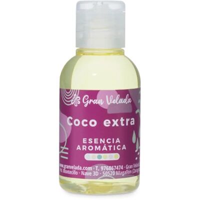 GRAN VELADA Esencia Aromática de Coco Extra Concentrada Aroma Intenso y Versátil para Perfumes, Velas, Jabones y Más 50 ml GRAN VELADA Esencia Aromática de Coco Extra Concentrada Aroma Intenso y Versátil para Perfumes, Velas, Jabones y Más 50 ml