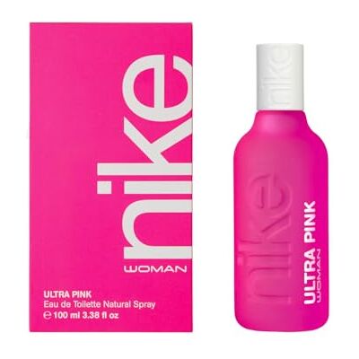 Nike Ultra Pink 100 ml, Colonia Mujer, Perfume Formato Spray, Eau de Toilette Natural y Femenina, Aroma Oriental Gourmand, Fragancia Fresca, Rebelde y de Larga Duración Nike Ultra Pink 100 ml, Colonia Mujer, Perfume Formato Spray, Eau de Toilette Natural y Femenina, Aroma Oriental Gourmand, Fragancia Fresca, Rebelde y de Larga Duración