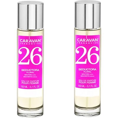 CARAVAN FRAGANCIAS Set de 2 Caravan perfume de mujer nº26 150 ml CARAVAN FRAGANCIAS Set de 2 Caravan perfume de mujer nº26 150 ml