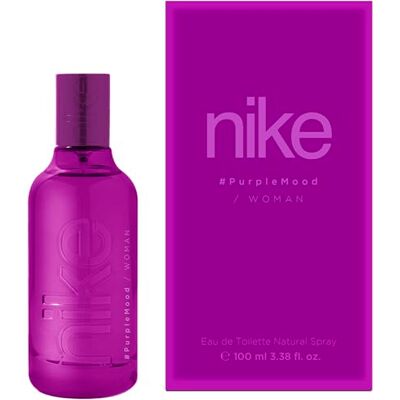 Nike Purple Mood 100 ml, Colonia Mujer, Perfume Formato Spray, Eau de Toilette Natural y Femenina, Aroma Floral Gourmand, Fragancia Fresca, Dulce y de Larga Duración Nike Purple Mood 100 ml, Colonia Mujer, Perfume Formato Spray, Eau de Toilette Natural y Femenina, Aroma Floral Gourmand, Fragancia Fresca, Dulce y de Larga Duración