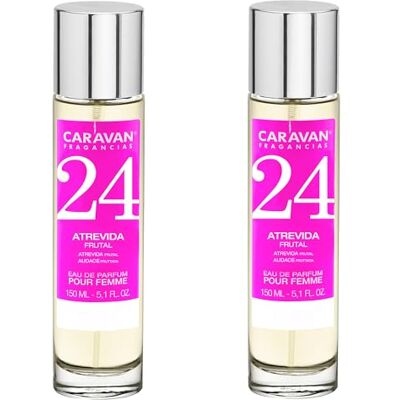 CARAVAN FRAGANCIAS Set de 2 Caravan perfume de mujer nº24 150 ml CARAVAN FRAGANCIAS Set de 2 Caravan perfume de mujer nº24 150 ml