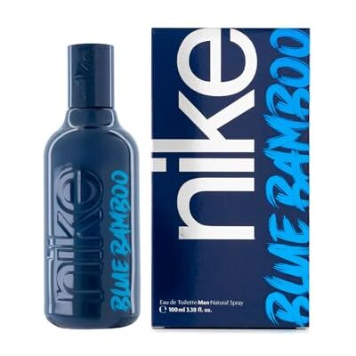 Nike Blue Bamboo 100 ml, Colonia Hombre, Perfume Formato Spray, Eau de Toilette Natural y Masculina, Aroma Aromático Marino Amaderado, Fragancia Fresca y de Larga Duración Nike Blue Bamboo 100 ml, Colonia Hombre, Perfume Formato Spray, Eau de Toilette Natural y Masculina, Aroma Aromático Marino Amaderado, Fragancia Fresca y de Larga Duración