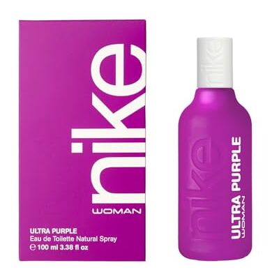 Nike Ultra Purple 100 ml, Colonia Mujer, Perfume Formato Spray, Eau de Toilette Natural y Femenina, Aroma Floral Afrutado, Fragancia Fresca, Cautivadora y de Larga Duración Nike Ultra Purple 100 ml, Colonia Mujer, Perfume Formato Spray, Eau de Toilette Natural y Femenina, Aroma Floral Afrutado, Fragancia Fresca, Cautivadora y de Larga Duración