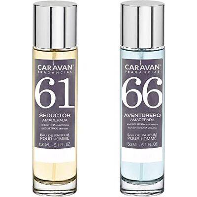 CARAVAN FRAGANCIAS Set de 2 Perfumes Caravan Hombre Nº66 y Nº 61 CARAVAN FRAGANCIAS Set de 2 Perfumes Caravan Hombre Nº66 y Nº 61